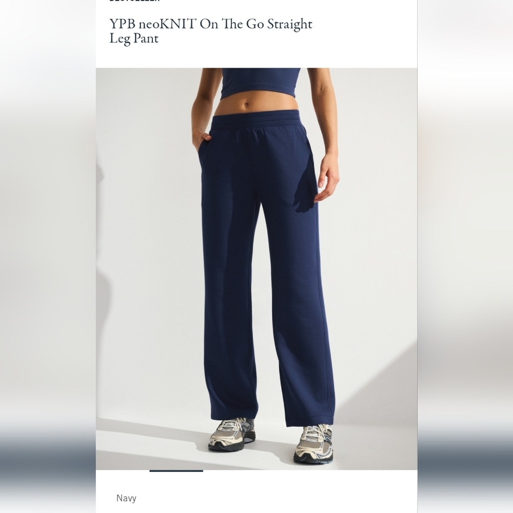 neoKNIT On The Go Straight Leg Pant — Navy